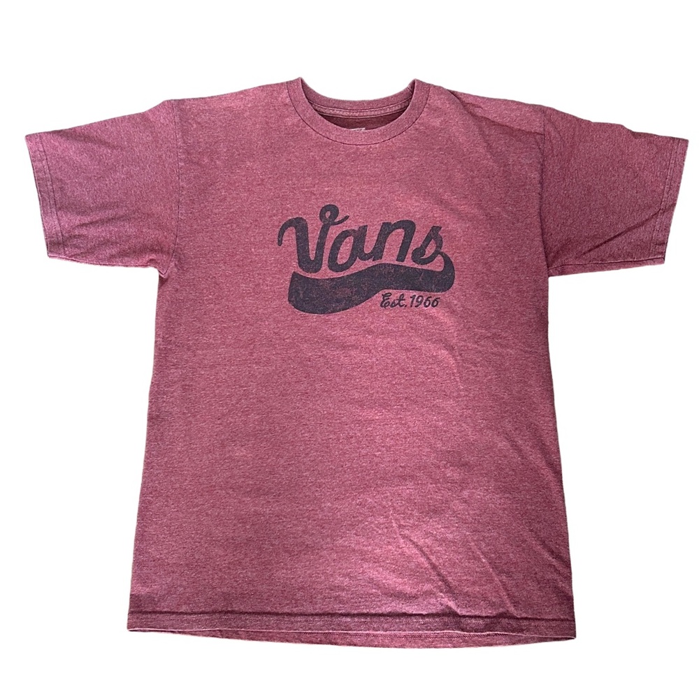 Vans Burgundy Logo Tee
